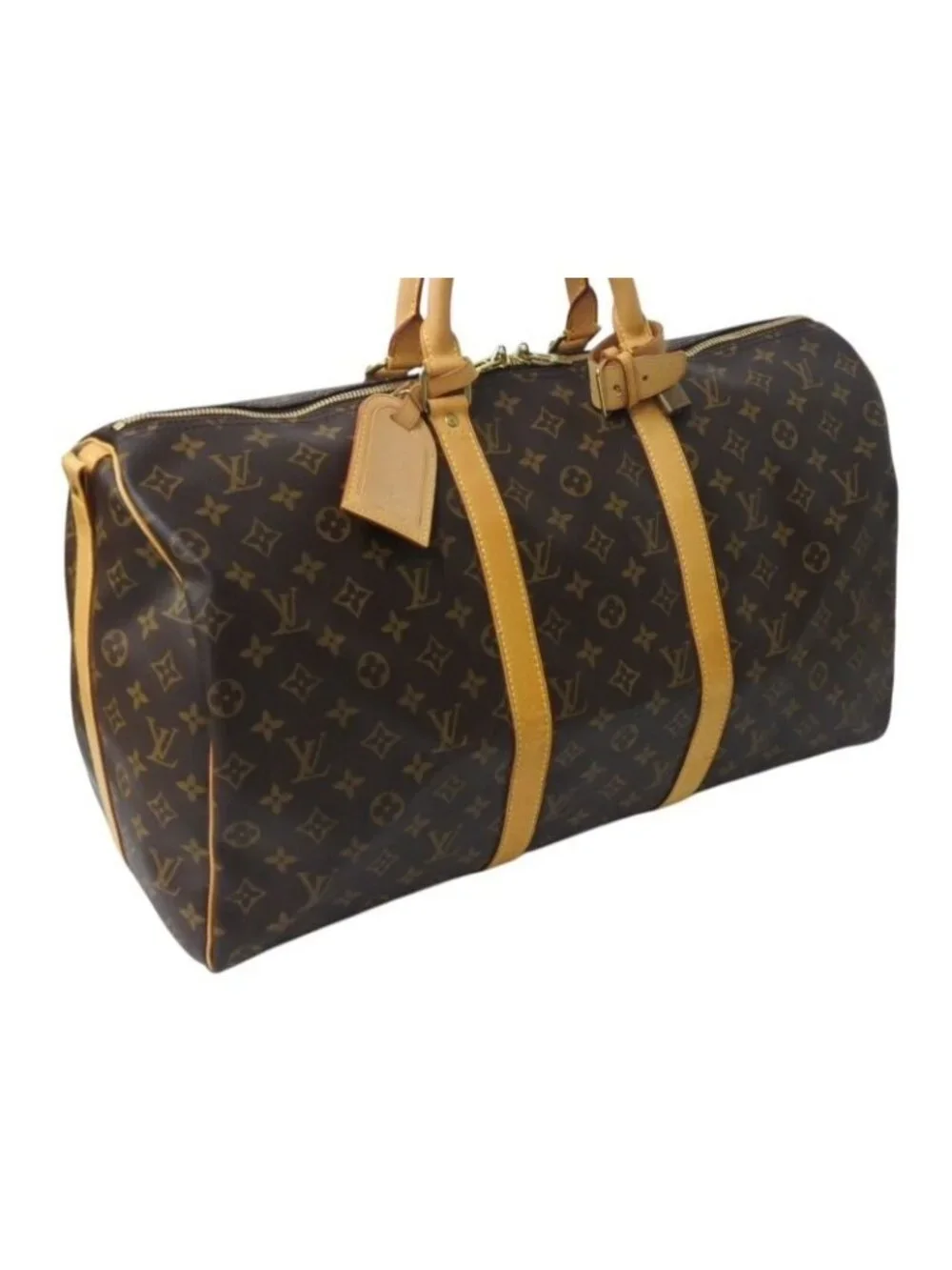 Louis Vuitton Keepall Bandouliere 50 Monogram Canvas Boston Bag